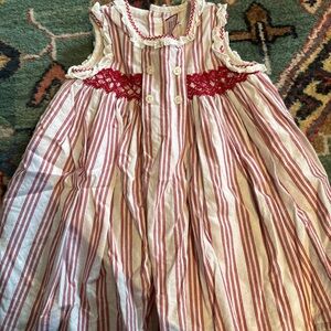 Hand Smocked Sleeveless Dress